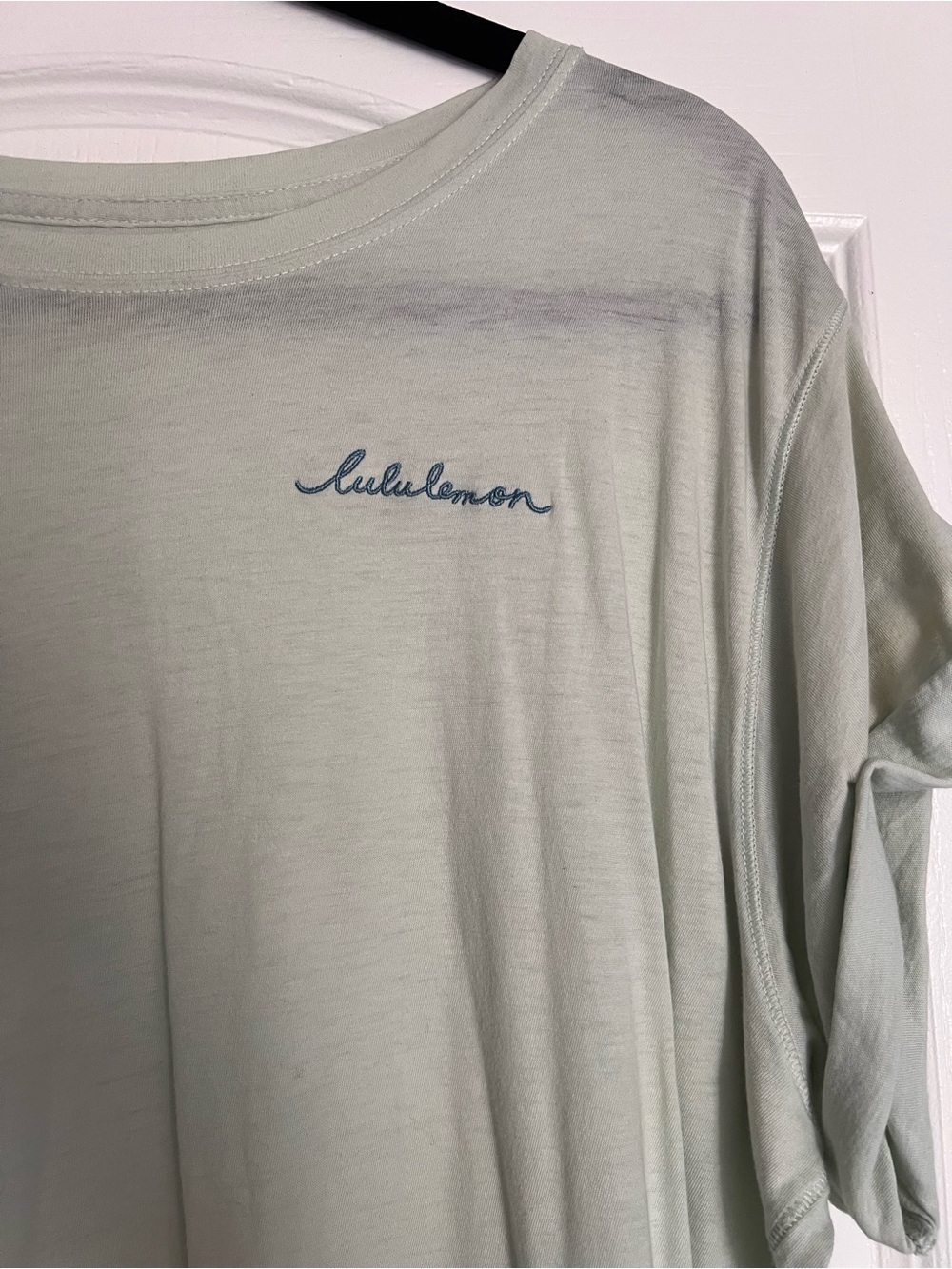 lululemon Lightweight Mint Green Crew Tee